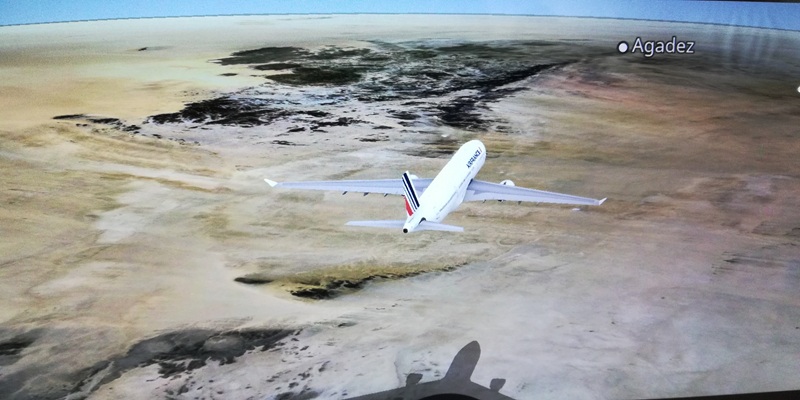 vista aerea durante iil viaggio veros la nigeria